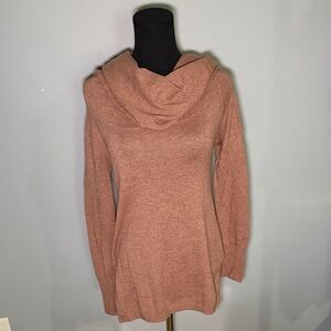 Shrinking Violet Women's Blush Cowl Neck Sweater